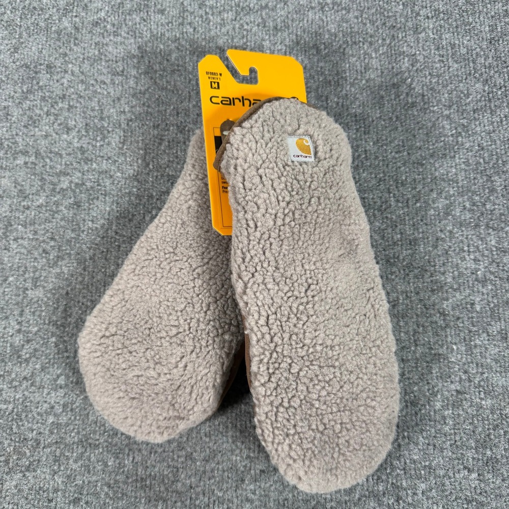 Carhartt Womens Insulated Sherpa Mittens Desert Sand Brown GF0683-W Medium #5018